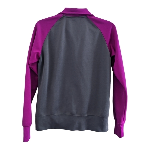 NIKE The Athletic Dept purple gray full zip track jacket Size large - Picture 6 of 6
